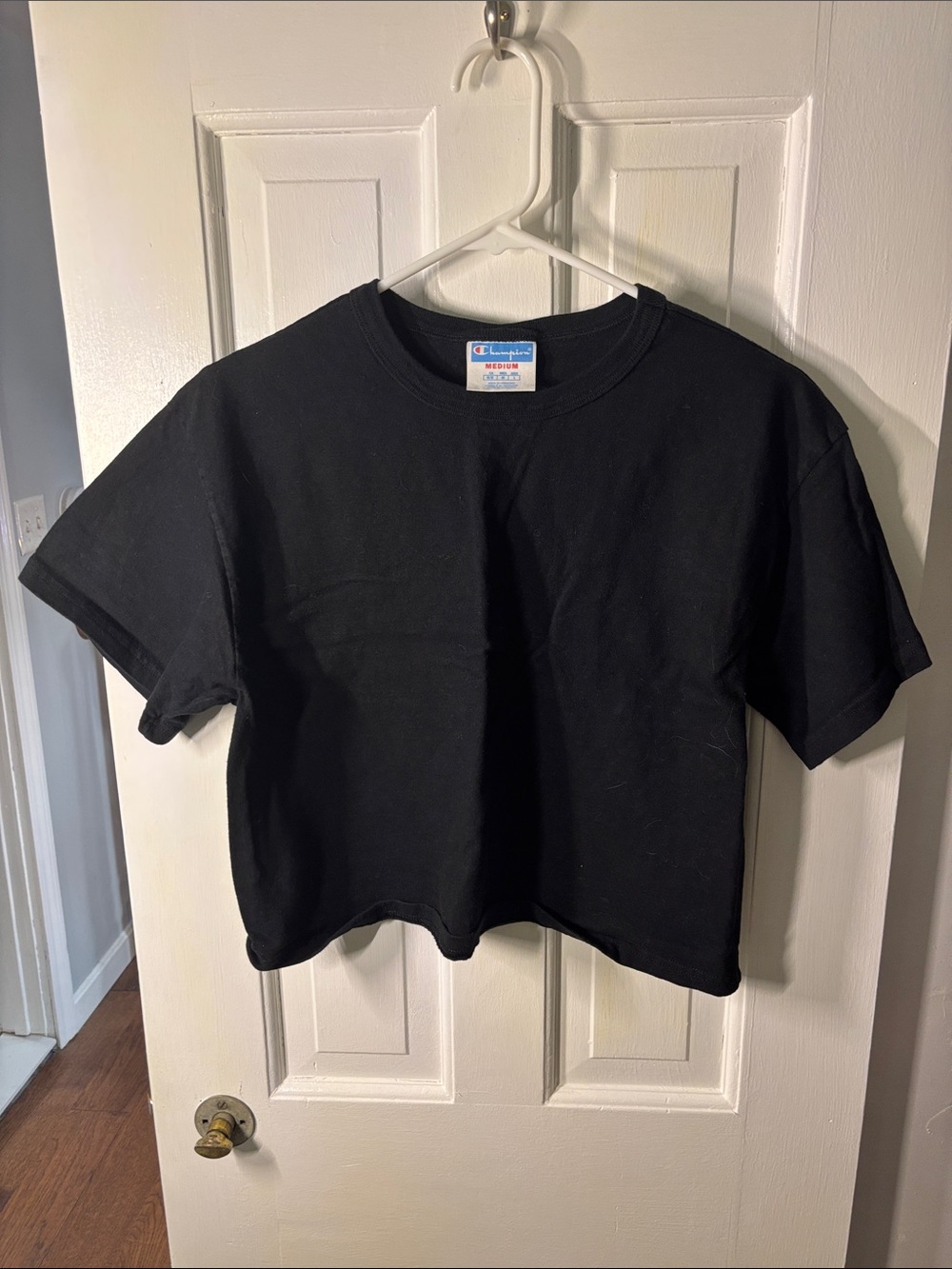 Champion Black and White Cropped Short-Sleeve Tee bundle